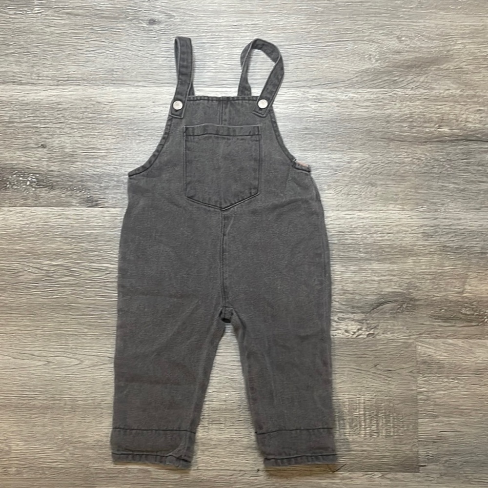 Zara Kids Vintage Overalls, Black